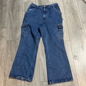 Vintage Star Blue Cargo Jeans Size M16